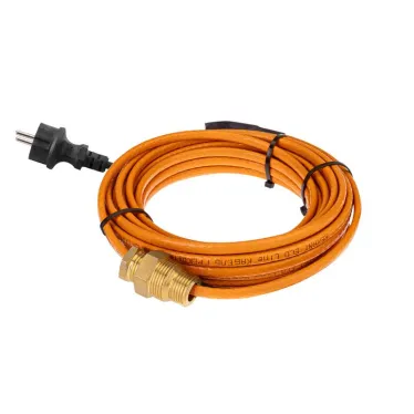 Кабель греющий саморегулирующийся 10HTM2-CT, в трубу, 10 м/100 Вт, REXANT