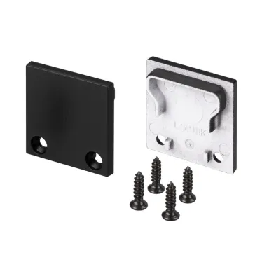 Заглушка SL-LINE-2011M SQUARE BLACK глухая (ARL, Пластик)