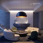 Светильник SP-RESTO-HANG-R1200-200W Warm3000 (BK, 100 deg, 230V) (Arlight, IP20 Металл, 3 года) | 039931 | Arlight