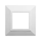 Рамка из металла, ''Avanti'', белая, 2 модуля