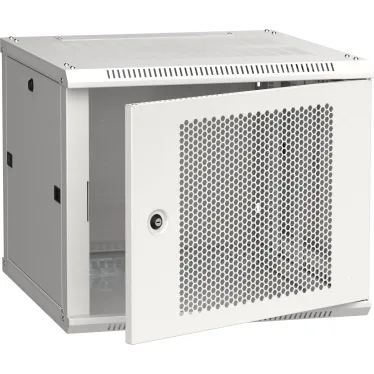Шкаф LINEA W 6U 600x600 мм дверь перфорированная RAL7035