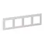 Valena LIFE Рамка 4 поста белая универсальная