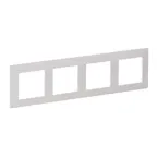 Valena LIFE Рамка 4 поста белая универсальная