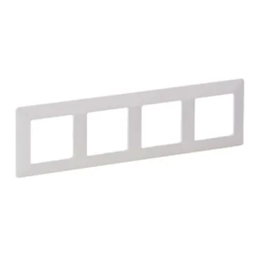 Valena LIFE Рамка 4 поста белая универсальная