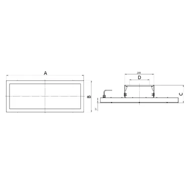 Светильник светодиодный LB/S M ECO LED 75 4000K