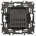 Светорегулятор поворотно-нажимной, 400ВА 230В, Эра Elegance, алюминий,14-4101-03