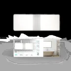 Светильник светодиодный настенный бра 6 Вт 300 лм 4000К AC 220В Серый IP20 290х110х40мм Lola Gauss