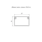 Кабель-канал бук второй замок 25х16 (80м/уп) Промрукав
