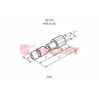 Разъем штекерный изолир штекер 4 мм 0.5-1.5 кв мм (РШи-п 1.5-4 РШИп 1,25-4) красный, REXANT