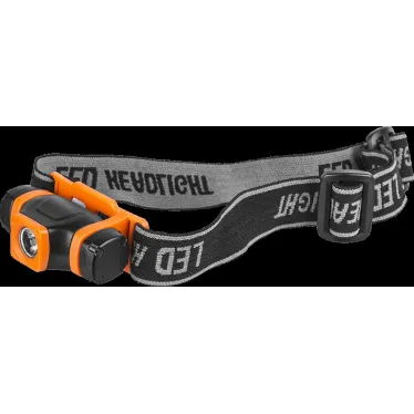 Фонарь светодиодный NPT-H11-1AAA 3Вт CREE LED 100лм 100м налобный пластик