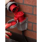 Розетка стационарная наружная 1242 32А 3Р+РЕ IP67