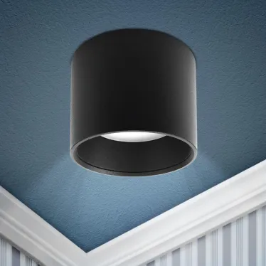 Светодиодная подсветка накладная под GX53 OL8 GX53 BK алюминий цвет черный