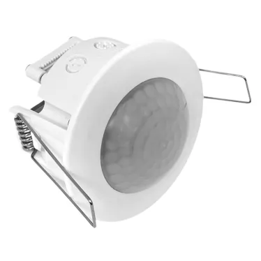 Датчик движения ИК встраиваемый 1200Вт 360гр. до 6м IP20 PROxima