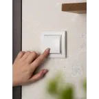 Кнопка нажимная СП Минск 10А белый