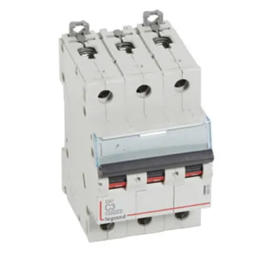 Выключатель автоматический трехполюсный 3А C DX3 10kА/16kА