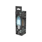 Лампа светодиодная Filament Свеча 11W 830lm 4100К Е27 LED 1/10/50 | 103802211 | Gauss