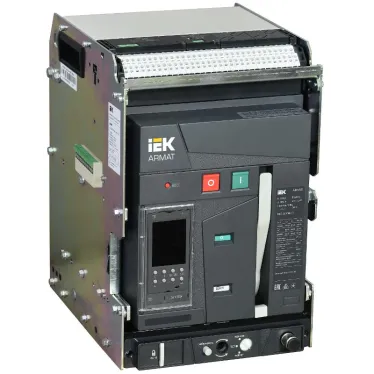 ARMAT Воздушный автоматический выключатель выдвижного исполнения 3P типоразмер A 55кА 1600А расцепитель TD с комплектом аксессуаров 220В: мотор привод катушка включения катушка отключения