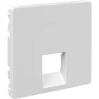 Valena LIFE Лицевая панель для одиночных телефонных/информационных розеток Белая