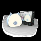 Светильник ночник настольный 5 Вт 200 лм 2700-6000К DC 5В Голубой IP20 112х54х109мм с Li-ion акк 1200мА диммируемый Qplus Gauss