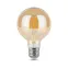Лампа светодиодная Black LED Filament G95 E27 6W Golden 550lm 2400K | 105802006 | Gauss