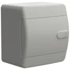 Корпус пластиковый навесной на 4 модуля ЩРН-П-4 IP41 UNION Compact белая дверь