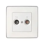 Накладка на 75486-, 75487-, 75488-, S82,82N, белый