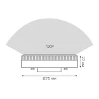 Лампа светодиодная GX53 11W 1050lm 6500K LED 1/10/100 | 108008311 | Gauss