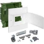 Practibox S Пластиковый щиток Встраиваемый (ЩРв-П) (в полые стены) 1X6 Белая дверь