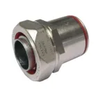 Взрывозащищенная Ex e муфта жесткая труба-металлорукав. DT 25 мм. DN26. Никелированная латунь. IP66/67