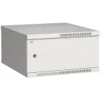                  Шкаф LINEA WE 6U 600x650мм дверь металл серый
               