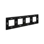 Рамка из натурального стекла, ''Avanti'', светло-серая, 8 модулей