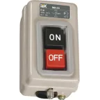 Выключатель кнопочный ВКИ-216 трехполюсный 10А IP40 230/400В