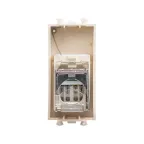 Компьютерная розетка ''Ванильная дымка'' ''Avanti'' RJ-45 модульная, кат. 6 экран, 1 мод