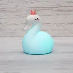 Ночник силиконовый Лебедь