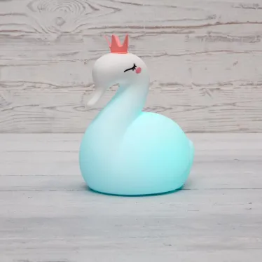 Ночник силиконовый Лебедь