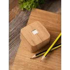 Розетка Phone одноместная ОП Минск светлое дерево