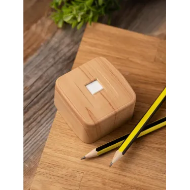 Розетка Phone одноместная ОП Минск светлое дерево