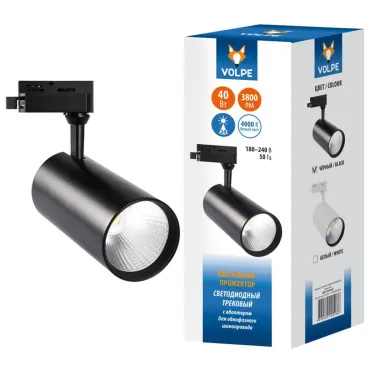 Светильник-прожектор ULB-Q276 40W/4000К BLACK светодиодный трековый 3800 Лм (4000К) Корпус черный