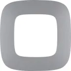 Valena ALLURE Рамка 1 пост алюминий универсальная