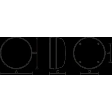 Светильник светодиодный TN LED 100 11w 4000K IP44 круглый