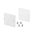 Заглушка SL-LINE-3638-LW WHITE глухая (металл)