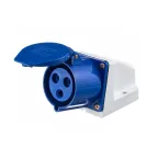 Розетка кабельная стационарная 32А 2Р+РЕ IP44