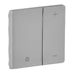 Valena LIFE Лицевая панель для кнопочного светорегулятора Алюминий