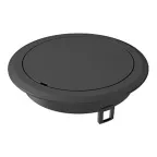 Лючок GES R2 глухой 40х140 мм (полиамид,черный)