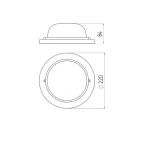 Светильник серии Кантри под лампу с цоколем Е27 НБО 03-60-021