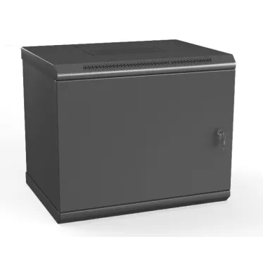 Шкаф настенный 19-дюймовый 9U 500x600х600мм стальная дверь несъемные стенки