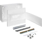 Practibox S Пластиковый щиток Навесной (ЩРн-П) 1X12 Белая дверь