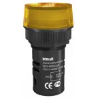 Лампа ADDS d22мм жёл.LED 22 24В AC/DC