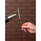 Трубка термоусаживаемая ТУТ нг 2/1 белая в отрезках по 1м PROxima