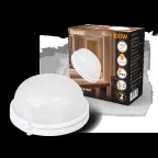 Светильник ЖКХ под лампу 1хE27 AC 220В IP54 круг D240х255мм max 100Вт НБП Gauss